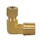 Everflow 1/4 O.D. COMP x 3/8 MIP Reducing 90 Degree Elbow Pipe Fitting, Lead Free Brass C69R-1438-NL - alternate 3